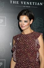 KATIE HOLMES at Black Tap Craft Burgers & Beer Grand Opening in Las Vegas 12/29/2017