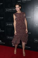 KATIE HOLMES at Black Tap Craft Burgers & Beer Grand Opening in Las Vegas 12/29/2017