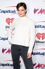 KATIE HOLMES at Z100 Jingle Ball in New York 12/08/2017