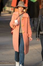 KATIE HOLMES Out for Coffee in New York 11/30/2017
