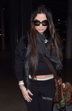 KATIE PRICE at Heathrow Airport in London 12/01/2017