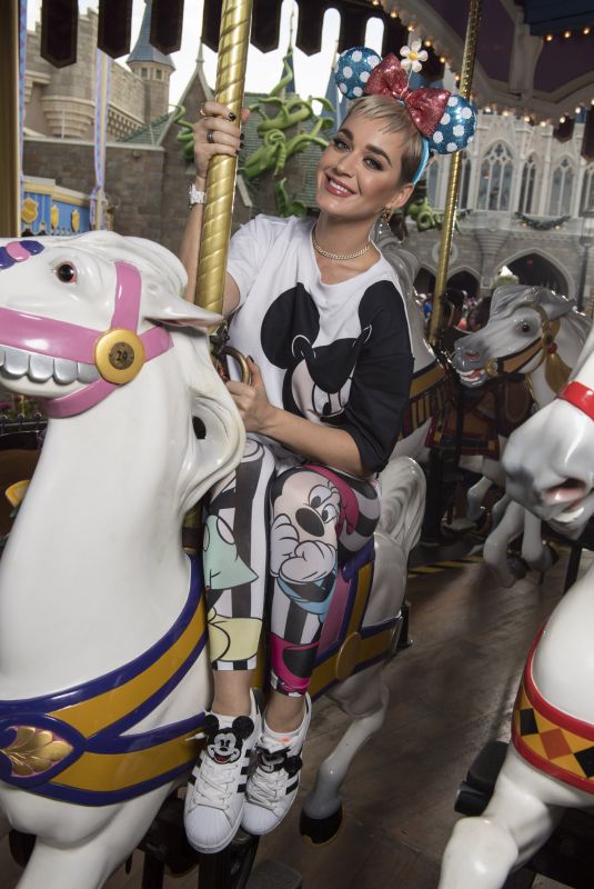 KATY PERRY at Magic Kingdom Park at Walt Disney 12/18/2017