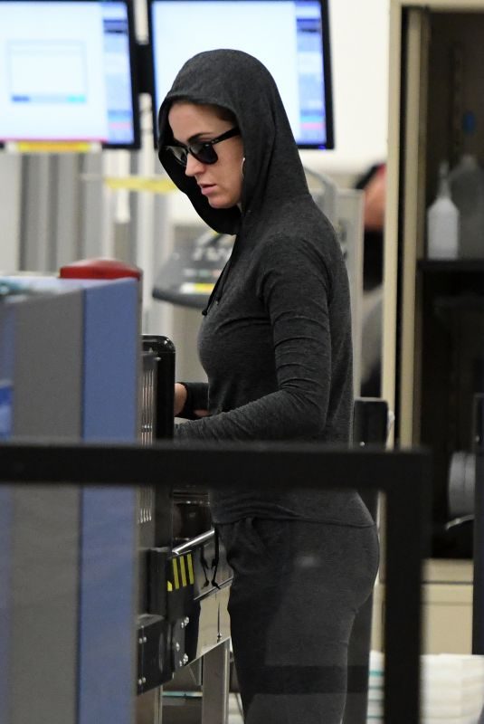 KATY PERRY at Miami International Airport 12/21/2017