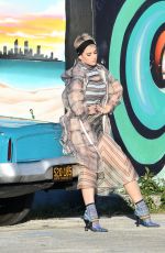 KATY PERRY on the Set of a Photoshoot in Wynwood Arts District in Miami 12/19/2017