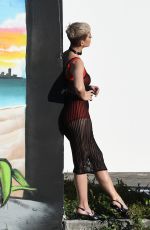 KATY PERRY on the Set of a Photoshoot in Wynwood Arts District in Miami 12/19/2017