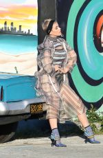 KATY PERRY on the Set of a Photoshoot in Wynwood Arts District in Miami 12/19/2017
