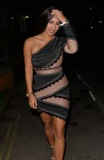 KAYLEIGH MORRIS Arrives at STK Restaurant in London 12/21/2017