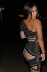 KAYLEIGH MORRIS Arrives at STK Restaurant in London 12/21/2017
