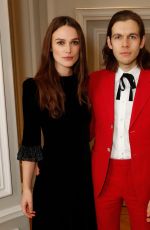 KEIRA KNIGHTLEY and James Righton at mothers2mothers Winter Fundraiser in London 11/29/2017