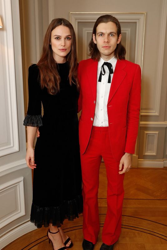 KEIRA KNIGHTLEY and James Righton at mothers2mothers Winter Fundraiser in London 11/29/2017