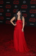 KELLY MARIE at Star Wars: The Last Jedi Premiere in Los Angeles 12/09/2017
