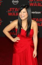 KELLY MARIE at Star Wars: The Last Jedi Premiere in Los Angeles 12/09/2017