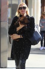 KELLY TURHERFORD Out for Lunch with Her Dog in Beverly Hills 12/02/2017