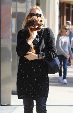 KELLY TURHERFORD Out for Lunch with Her Dog in Beverly Hills 12/02/2017