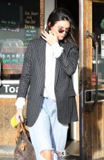 KENDALL JENNER, KOURTNEY KARDASHIAN and LARSA PIPPEN at Blue Jam Caffe in Calabasas 12/08/2017