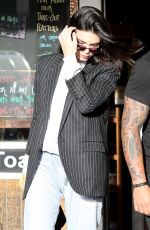 KENDALL JENNER, KOURTNEY KARDASHIAN and LARSA PIPPEN at Blue Jam Caffe in Calabasas 12/08/2017