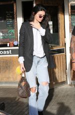 KENDALL JENNER, KOURTNEY KARDASHIAN and LARSA PIPPEN at Blue Jam Caffe in Calabasas 12/08/2017