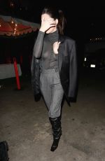 KENDALL JENNER Leaves Avalon Club in Hollywood 12/07/2017
