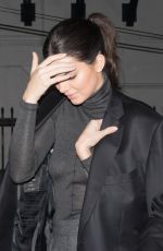 KENDALL JENNER Leaves Avalon Club in Hollywood 12/07/2017