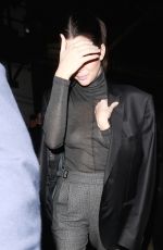 KENDALL JENNER Leaves Avalon Nightclub in Hollywood 12/07/2017