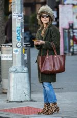 KERI RUSSELL Out and About in New York 12/21/2017