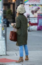 KERI RUSSELL Out and About in New York 12/21/2017