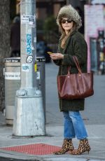 KERI RUSSELL Out and About in New York 12/21/2017