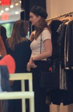 KERRIS DORSEY Out Shopping in Beverly Hills 11/29/2017