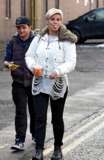 KERRY KATONA Arrives at Middleton Arena in Manchester 12/16/2017