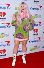 KESHA SEBERT at Kiis FM’s Jingle Ball in Los Angeles 12/01/2017