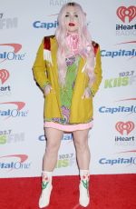 KESHA SEBERT at Kiis FM’s Jingle Ball in Los Angeles 12/01/2017