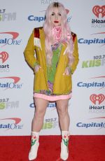 KESHA SEBERT at Kiis FM’s Jingle Ball in Los Angeles 12/01/2017