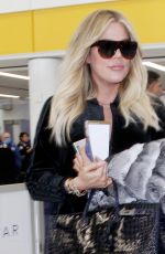 KHLOE KARDASHIAN at Los Angeles International Airport 12/29/2017