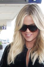 KHLOE KARDASHIAN at Los Angeles International Airport 12/29/2017