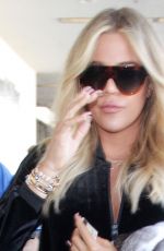 KHLOE KARDASHIAN at Los Angeles International Airport 12/29/2017