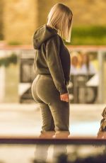 KIM KARDASHIAN Ice Skating at a Christmas Party in Thousand Oaks 12/23/2017