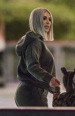 KIM KARDASHIAN Ice Skating at a Christmas Party in Thousand Oaks 12/23/2017