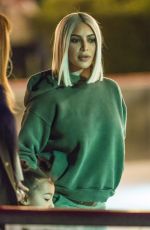 KIM KARDASHIAN Ice Skating at a Christmas Party in Thousand Oaks 12/23/2017
