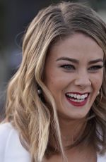 KIM MATULA on the Set of Extra in Los Angeles 12/18/2017
