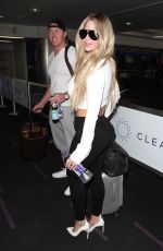 KIM ZOLCIAK and Kroy Biermann at LAX Airpoirt in Los Angeles 12/21/2017