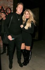 KIM ZOLCIAK Out for Dinner at Tao in Hollywood 12/20/2017