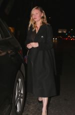 KIRSTEN DUSNT Leaves Madeo Restaurant in Los Angeles 12/19/2017