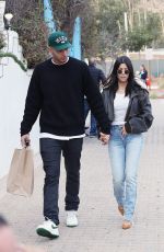 KOURTNEY KARDASHIAN and Younes Bendjima Leaves Taverna Tony in Malibu 12/23/2017