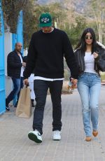 KOURTNEY KARDASHIAN and Younes Bendjima Leaves Taverna Tony in Malibu 12/23/2017