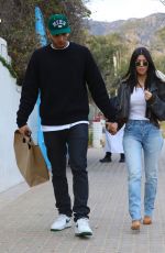 KOURTNEY KARDASHIAN and Younes Bendjima Leaves Taverna Tony in Malibu 12/23/2017