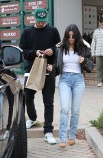 KOURTNEY KARDASHIAN and Younes Bendjima Leaves Taverna Tony in Malibu 12/23/2017