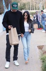 KOURTNEY KARDASHIAN and Younes Bendjima Leaves Taverna Tony in Malibu 12/23/2017