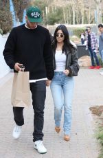 KOURTNEY KARDASHIAN and Younes Bendjima Leaves Taverna Tony in Malibu 12/23/2017