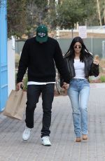 KOURTNEY KARDASHIAN and Younes Bendjima Leaves Taverna Tony in Malibu 12/23/2017