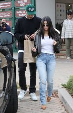 KOURTNEY KARDASHIAN and Younes Bendjima Leaves Taverna Tony in Malibu 12/23/2017